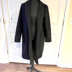 Zara Large Black Pea Coat